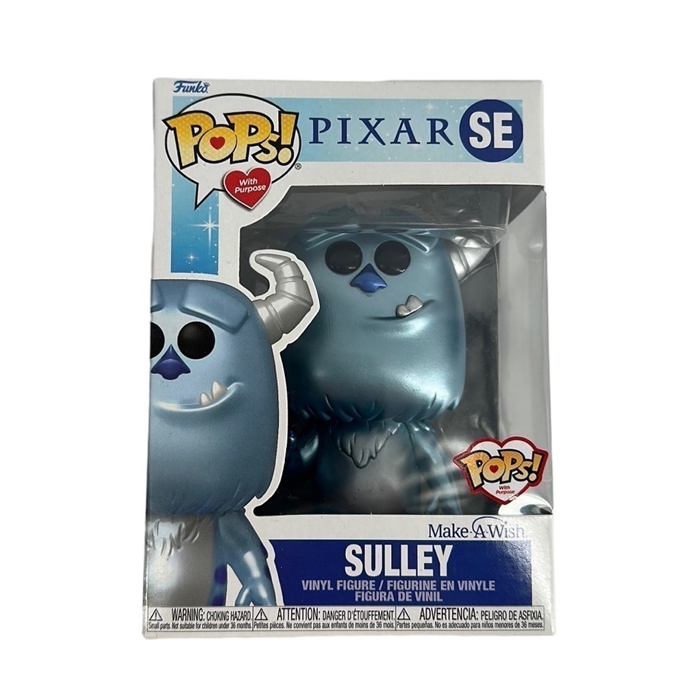 Pixar Sully funko pop monsters inc make a wish foundation vinyl figure